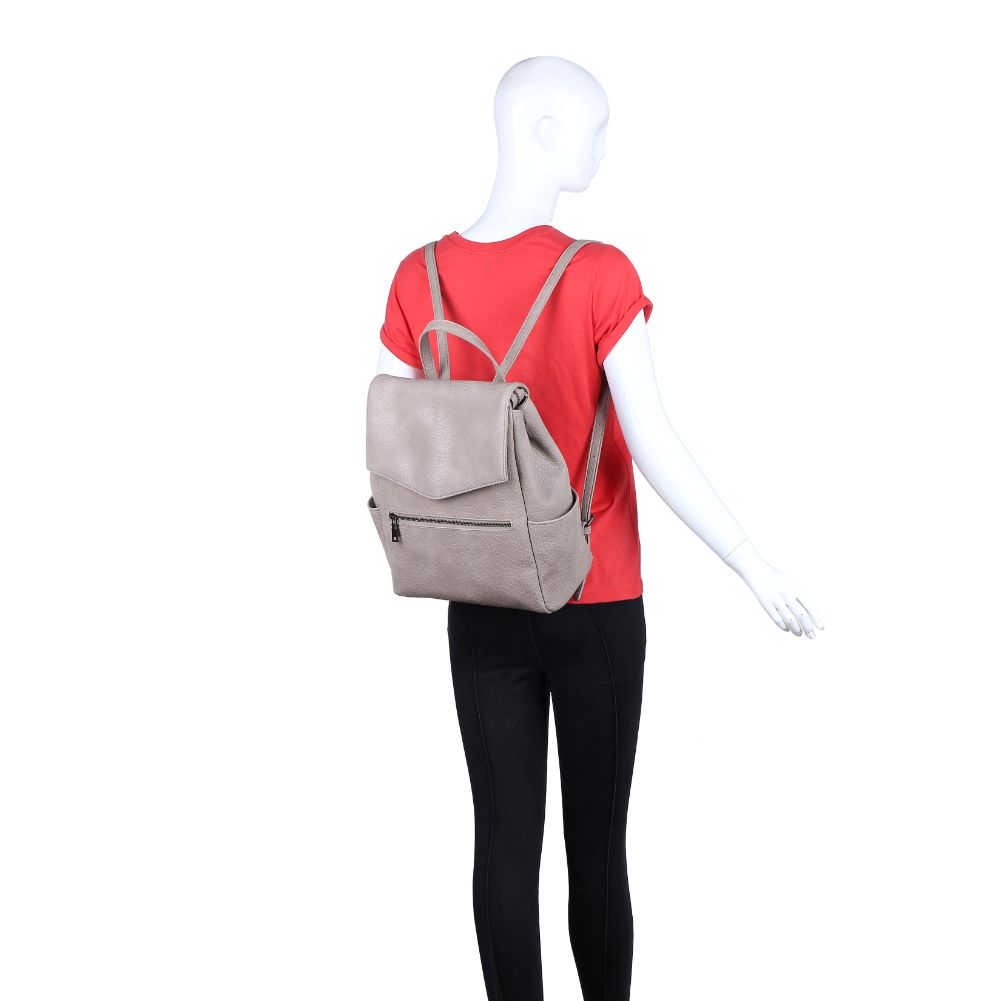 Product Image of Moda Luxe Bo Backpack 842017121329 View 5 | Grey