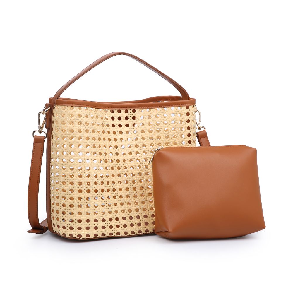 Product Image of Moda Luxe Roxanne Tote 842017124092 View 2 | Tan
