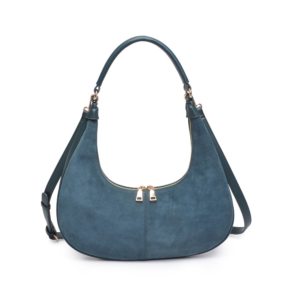 Product Image of Moda Luxe Teresa Shoulder Bag 842017128298 View 5 | Hunter Green