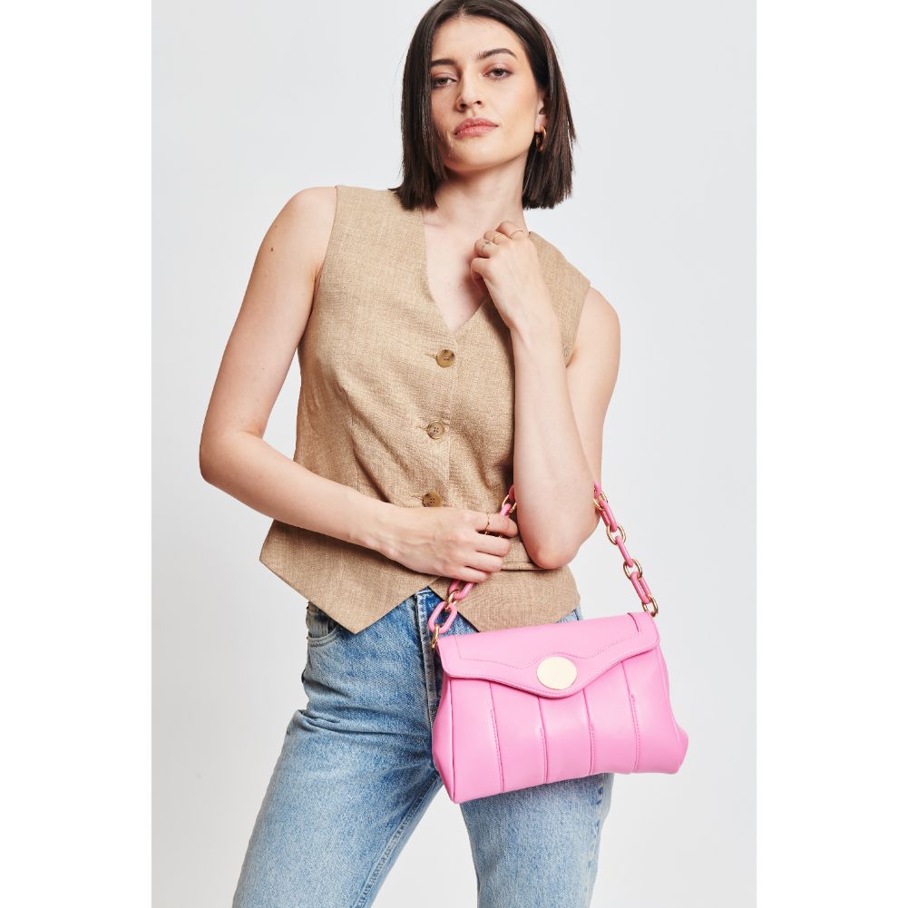 Woman wearing Barbi Moda Luxe Larisa Crossbody 842017131373 View 1 | Barbi