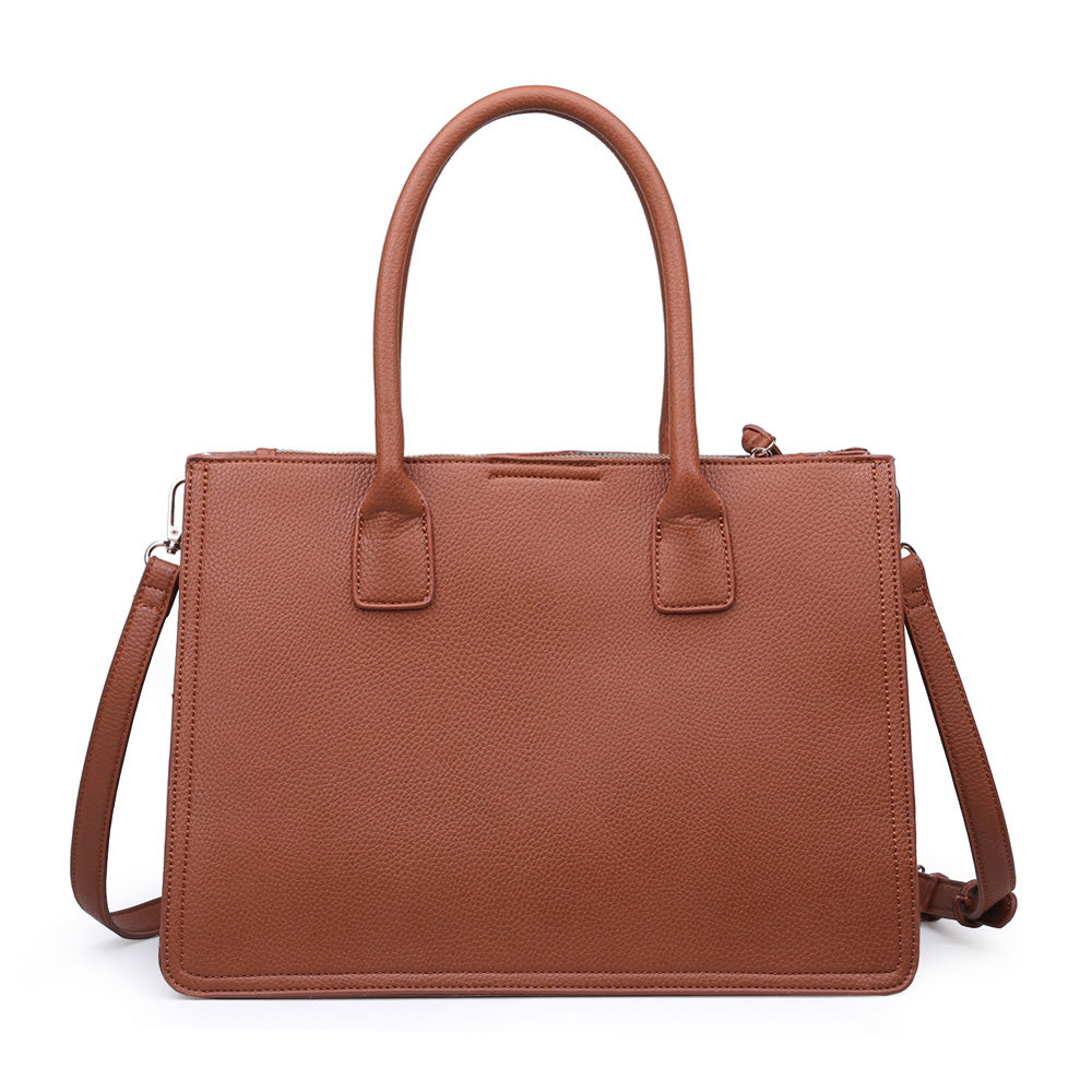 Product Image of Moda Luxe Amanda Satchel 842017116370 View 3 | Tan