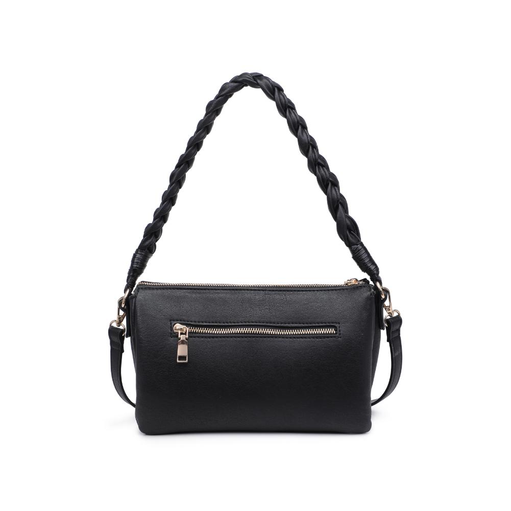 Product Image of Moda Luxe Velveta Crossbody 842017135357 View 7 | Black