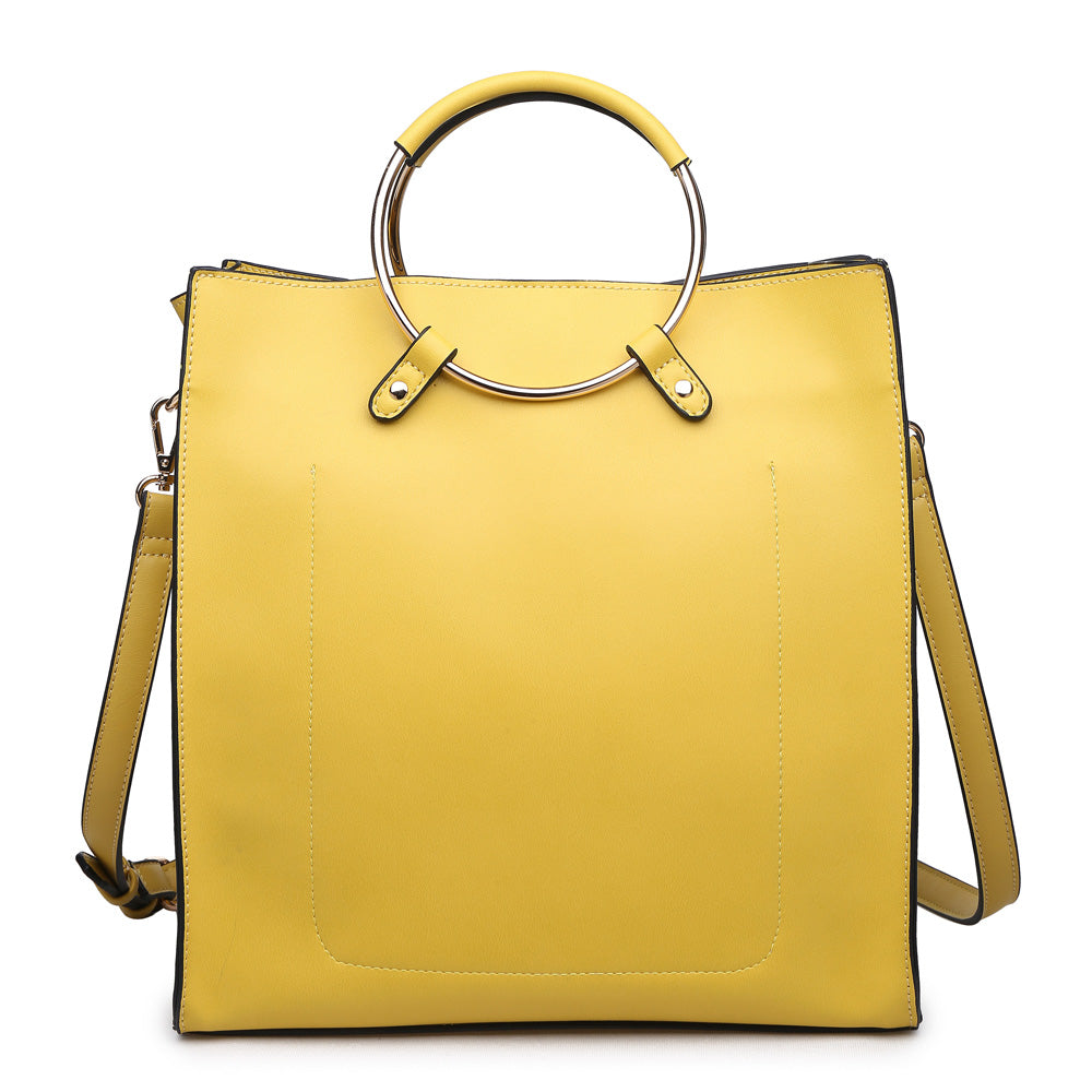 Product Image of Moda Luxe Natalie Tote 842017113089 View 3 | Yellow