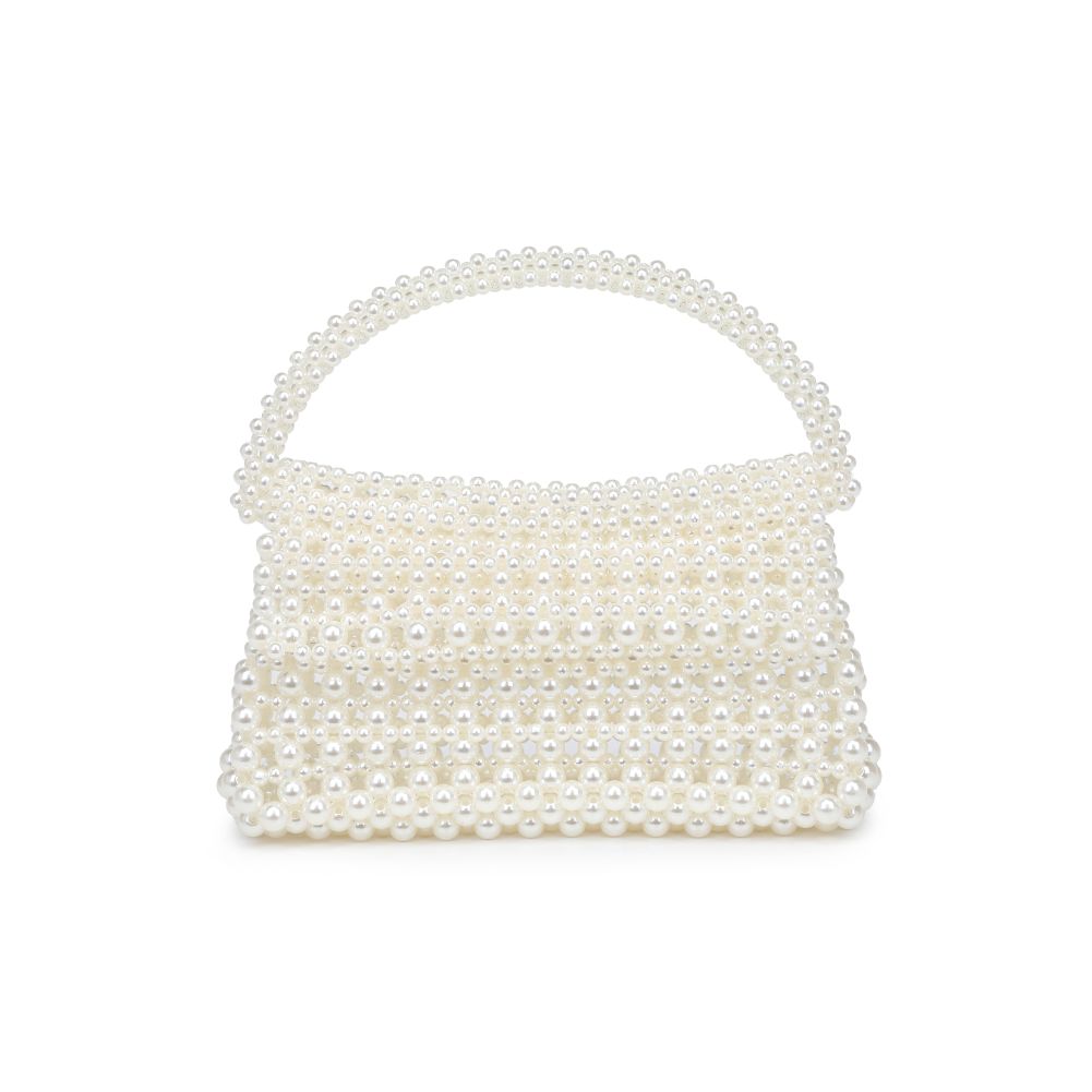 Woman wearing Ivory Moda Luxe Darcy Evening Bag 842017132646 View 5 | Ivory