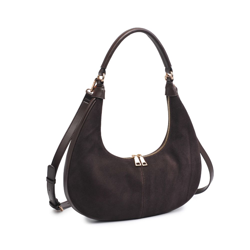 Product Image of Moda Luxe Teresa Shoulder Bag 842017128274 View 6 | Chocolate