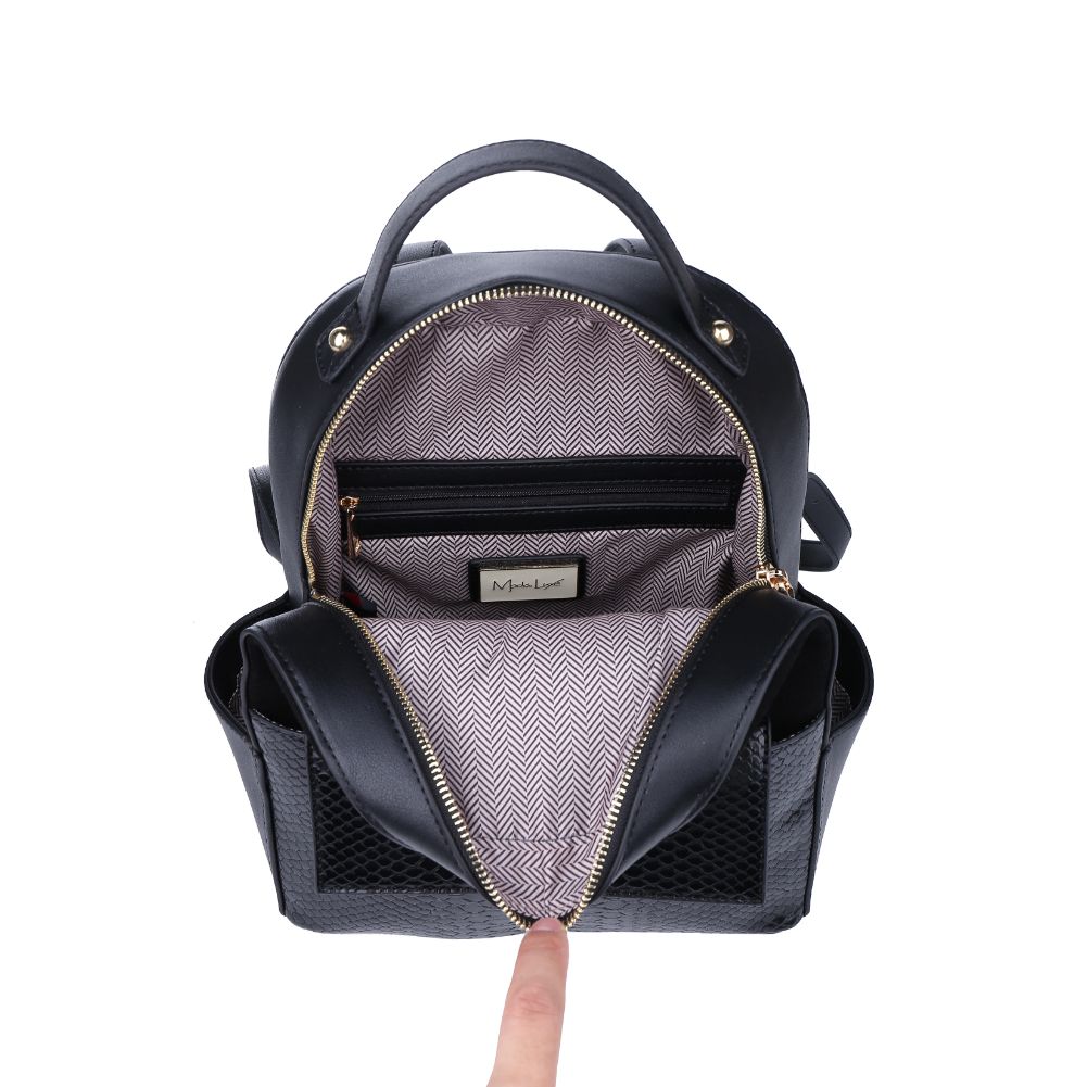 Product Image of Moda Luxe Reilley Backpack 842017121657 View 4 | Black