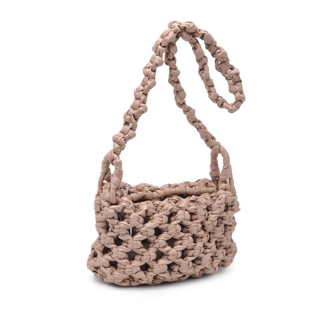 Woman wearing Natural Moda Luxe Fashique Crossbody 842017135456 View 6 | Natural