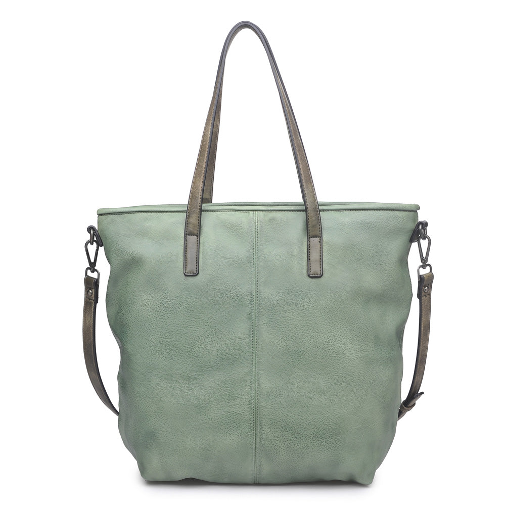 Product Image of Moda Luxe Magdelena Tote 842017113850 View 3 | Green