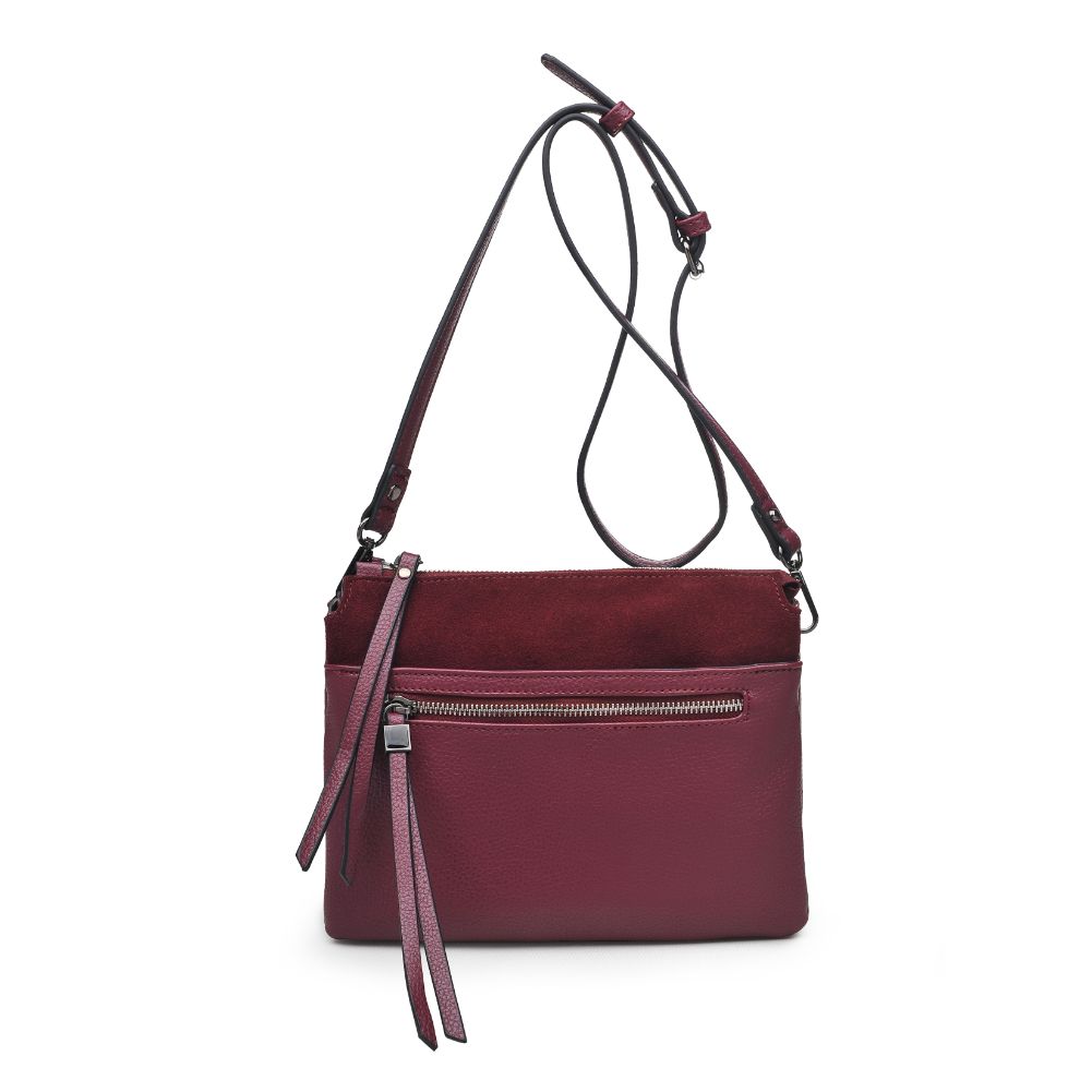 Product Image of Moda Luxe Lydia Crossbody 842017123255 View 1 | Wine