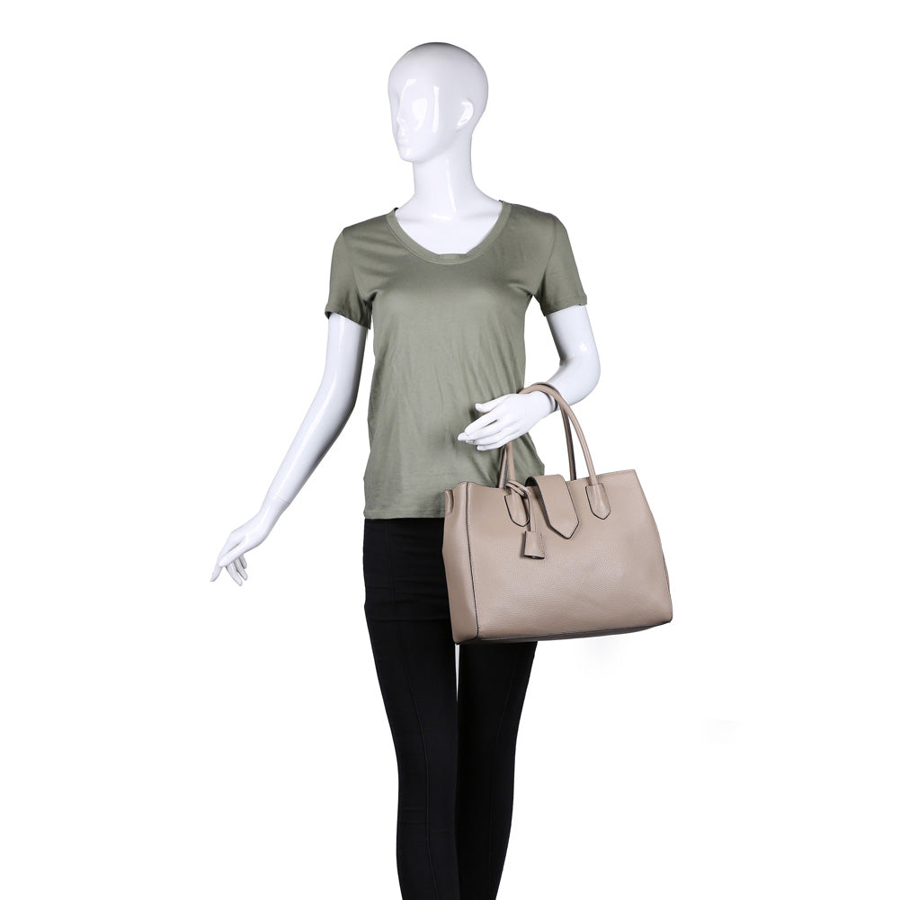 Product Image of Moda Luxe Venessa Tote 842017115991 View 5 | Stone