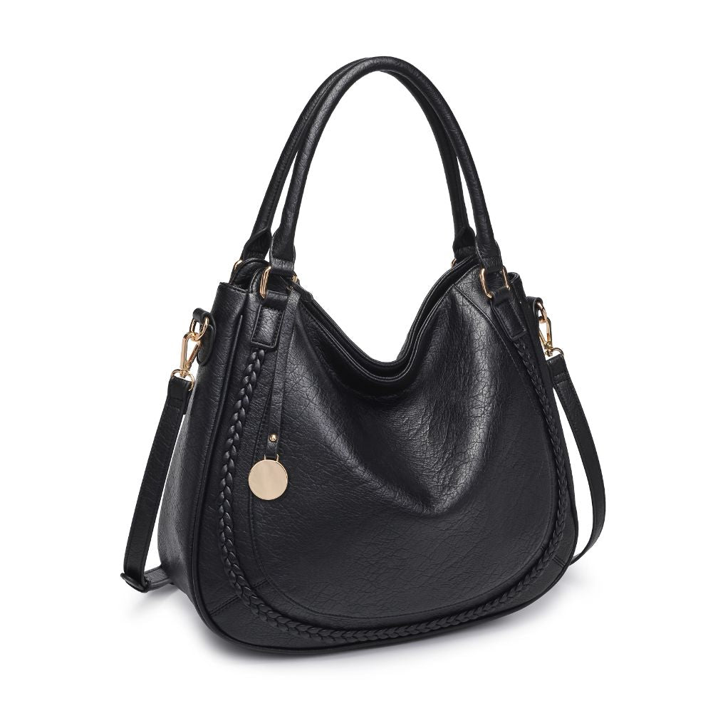 Product Image of Moda Luxe Lindsay Hobo 842017128137 View 6 | Black