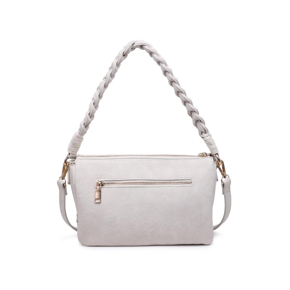 Product Image of Moda Luxe Velveta Crossbody 842017135371 View 7 | Ivory