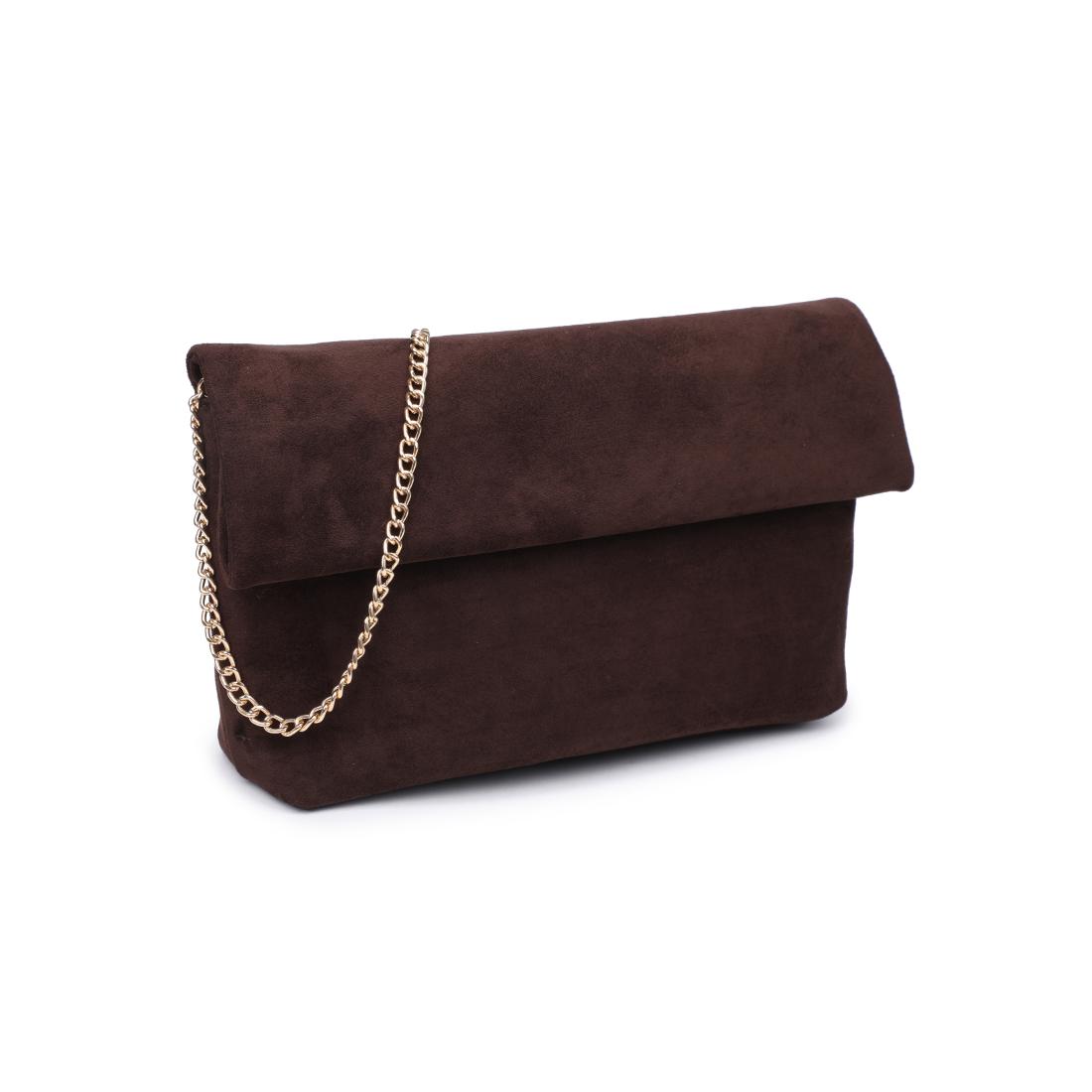 Woman wearing Chocolate Moda Luxe Zarae Crossbody 842017139997 View 6 | Chocolate
