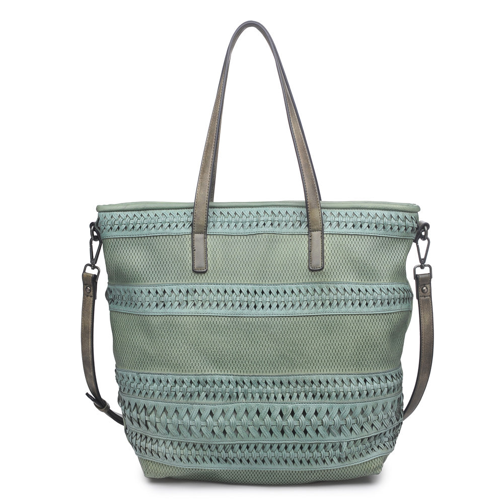 Product Image of Moda Luxe Magdelena Tote 842017113850 View 1 | Green