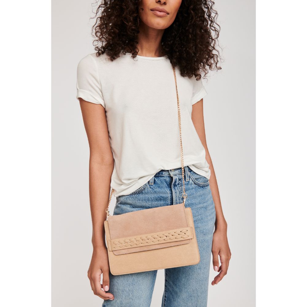 Woman wearing Cream Moda Luxe Jade Clutch 842017104261 View 1 | Cream