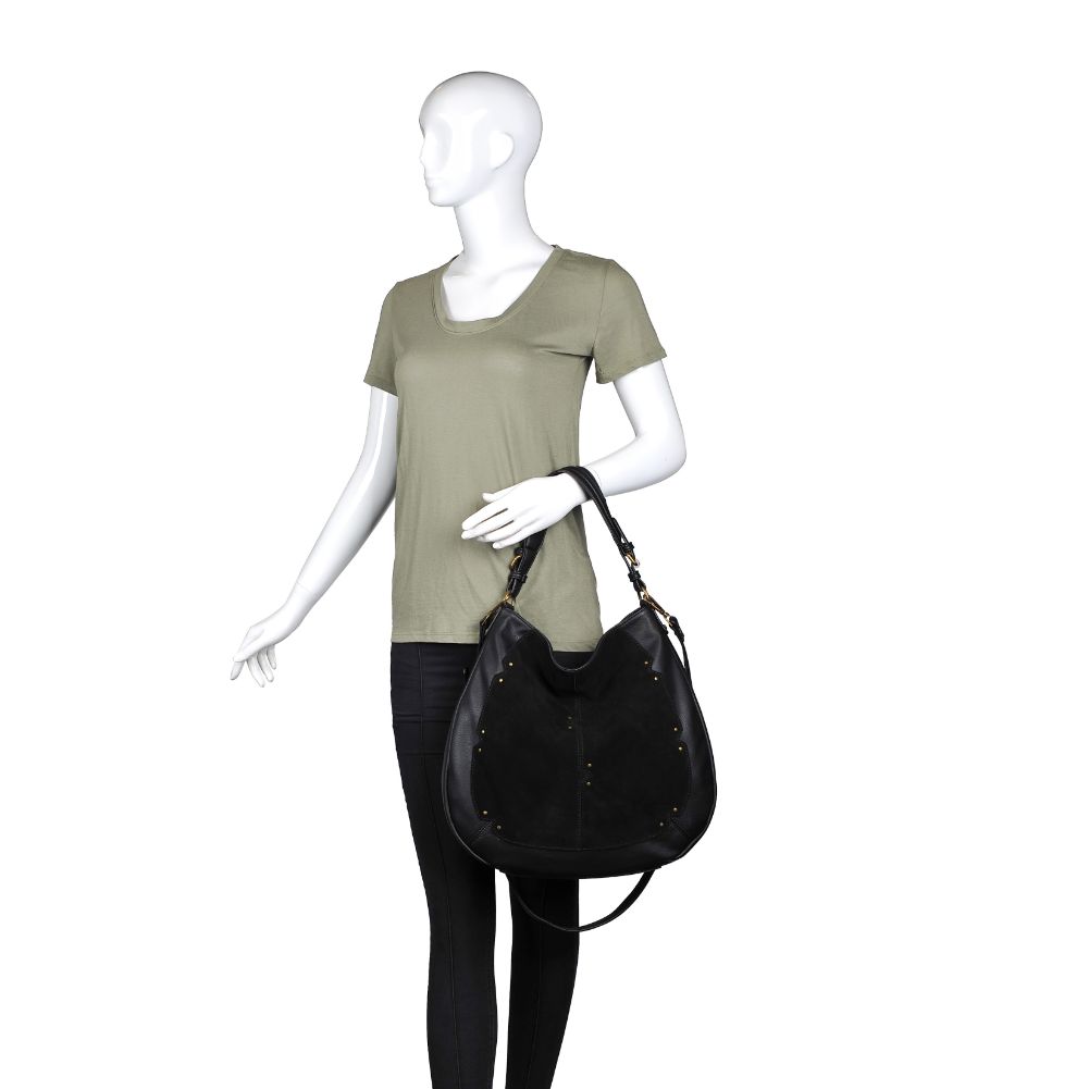 Product Image of Moda Luxe Jolie Hobo 842017120858 View 5 | Black