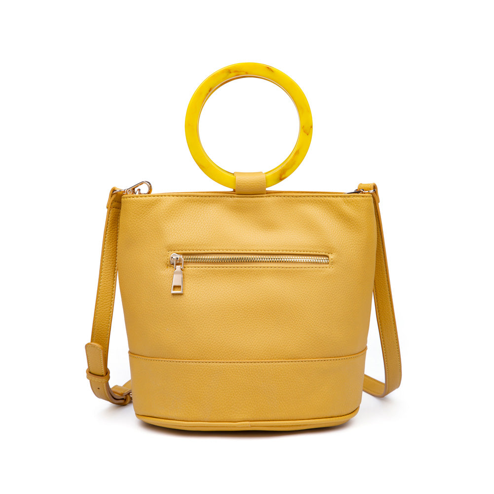 Product Image of Moda Luxe Clarice Bucket 842017120339 View 3 | Mustard