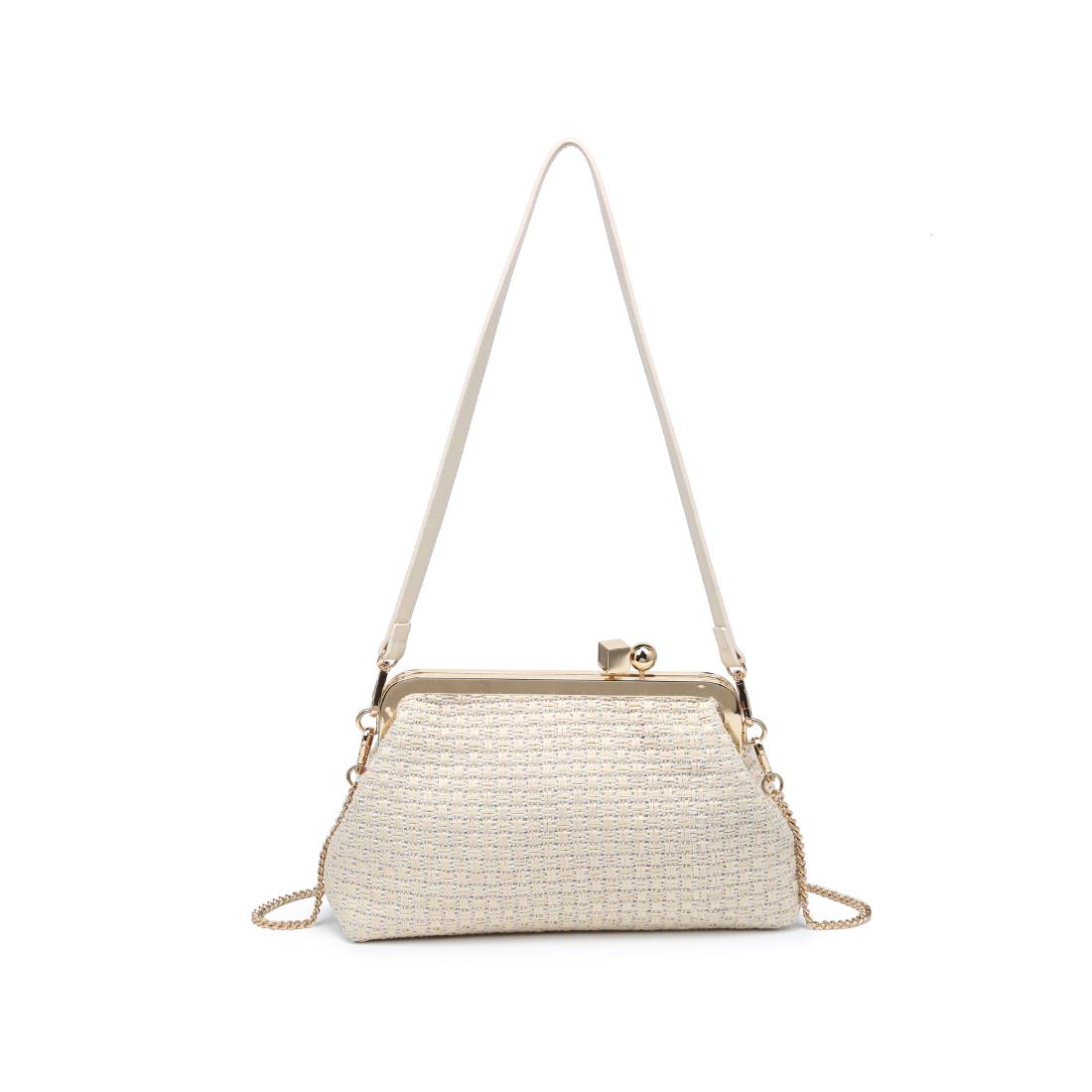 Woman wearing Cream Moda Luxe Bianca Clutch 842017141440 View 7 | Cream