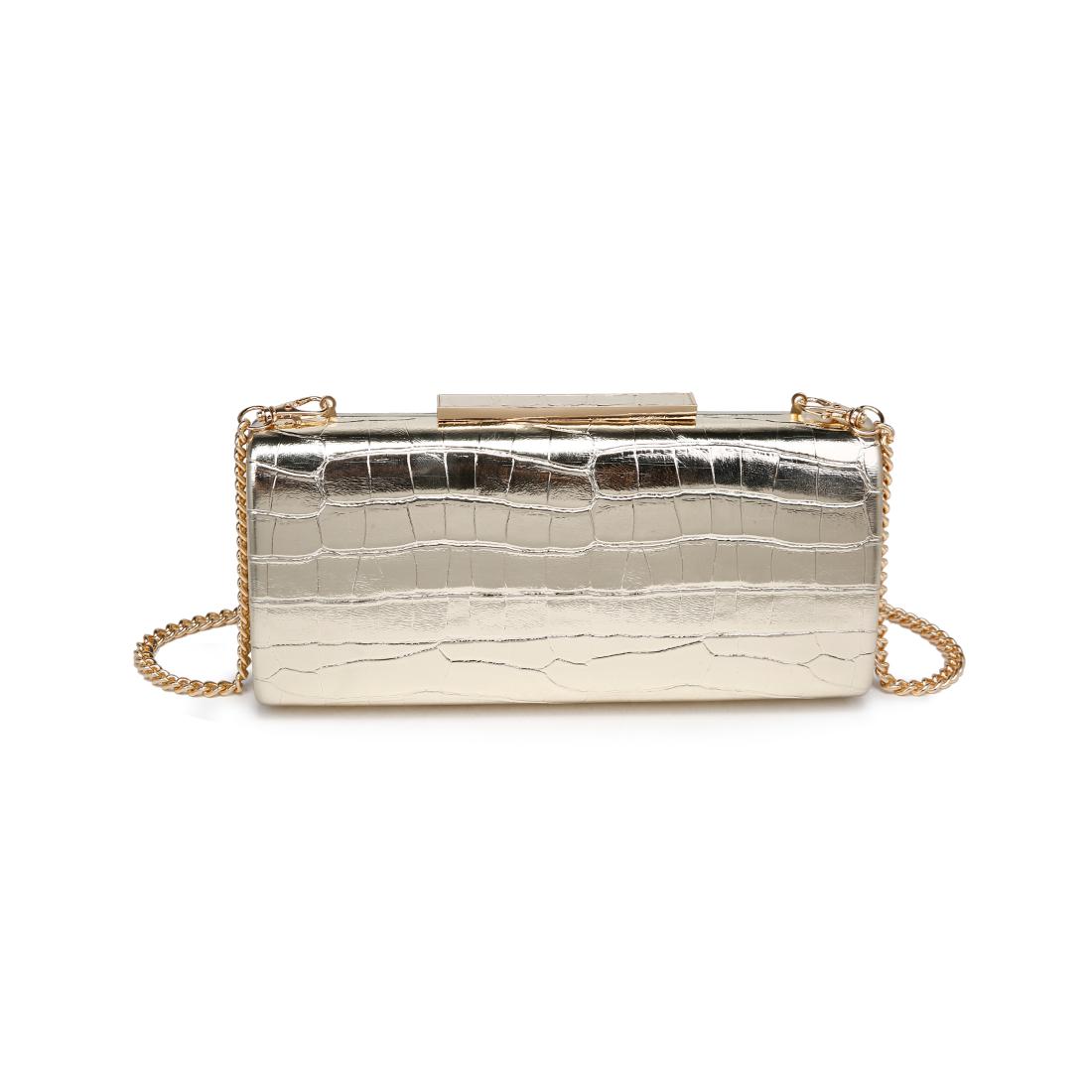 Product Image of Moda Luxe Sienna Evening Bag 842017139713 View 7 | Gold