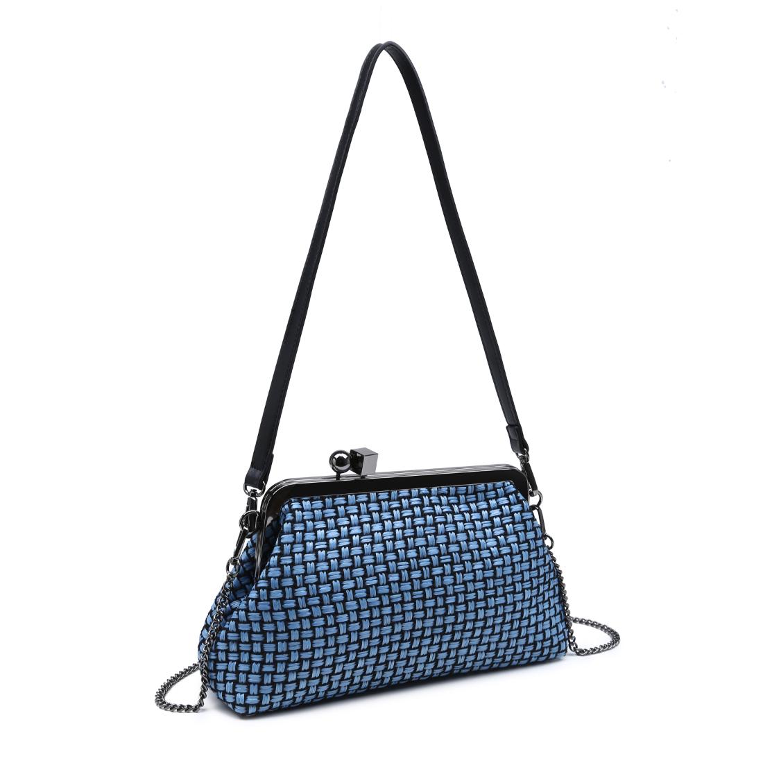 Moda Luxe Bianca Clutch 842017141464 View 6 | Denim Black