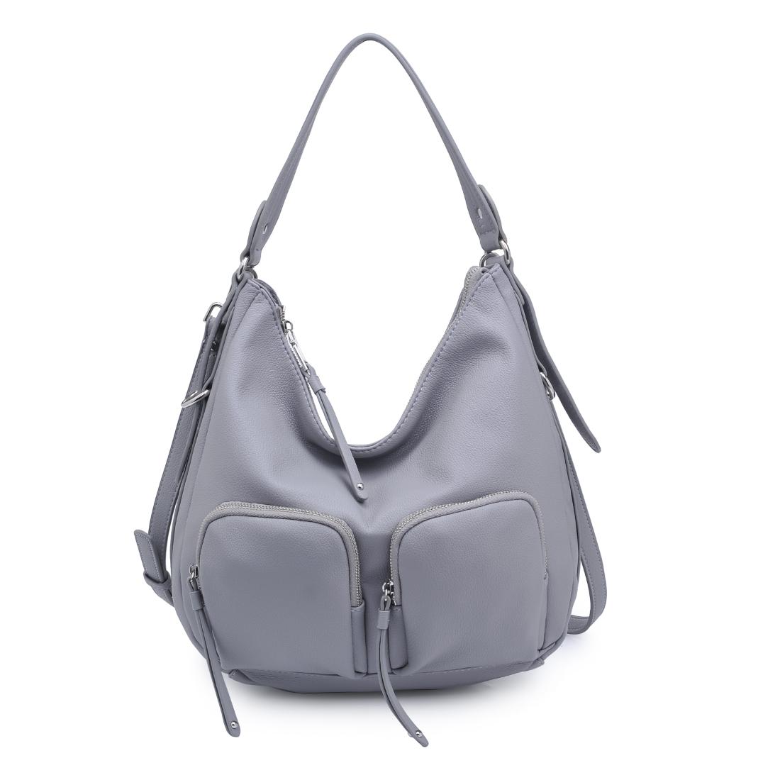 Product Image of Moda Luxe Marla Hobo 842017139881 View 1 | Grey