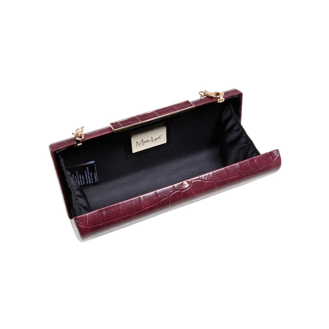 Product Image of Moda Luxe Sienna Evening Bag 842017139744 View 8 | Wine