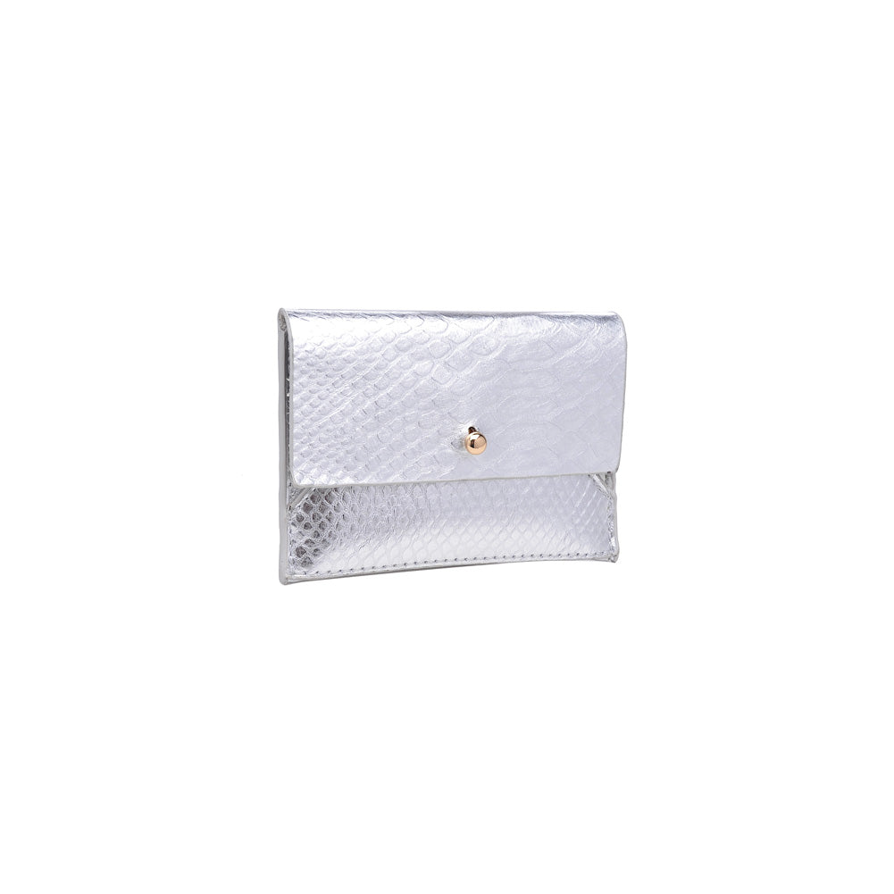 Product Image of Moda Luxe Elle Python Wallet 842017119906 View 2 | Silver