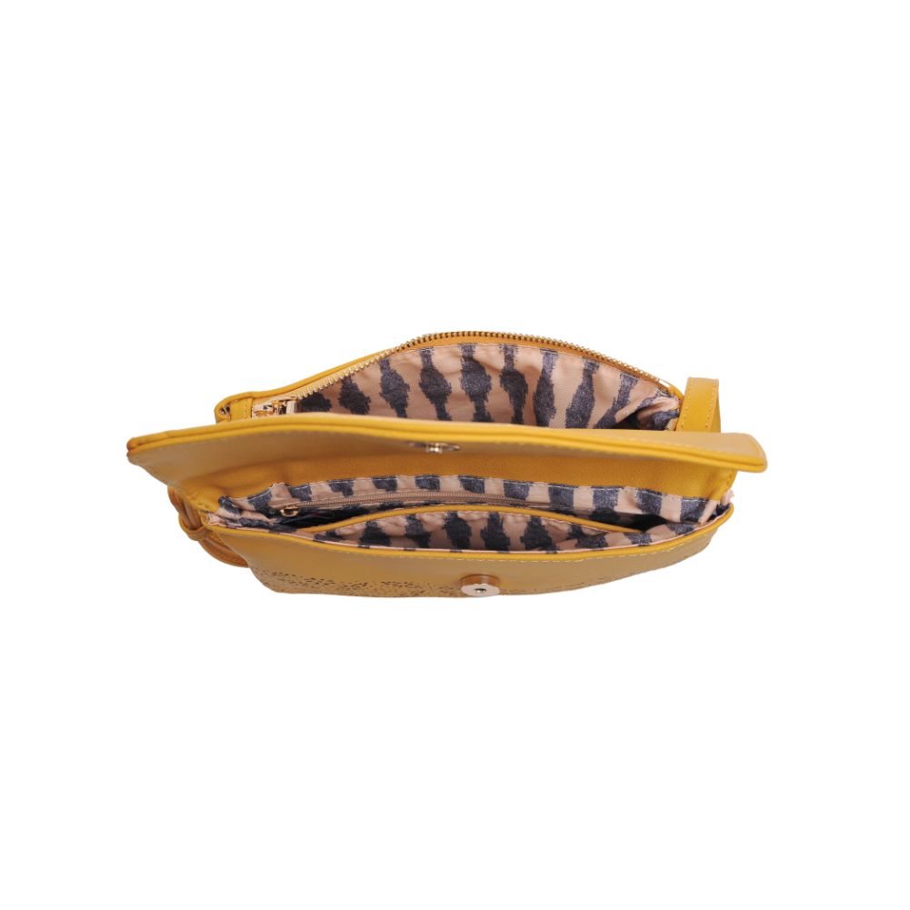 Product Image of Moda Luxe Tate-Perf Crossbody 842017111245 View 4 | Mustard