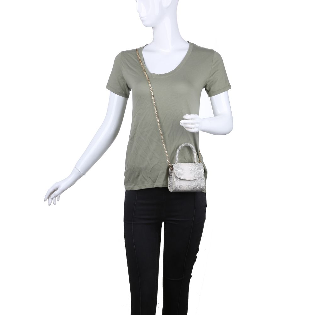 Product Image of Moda Luxe Farah Crossbody 842017125983 View 5 | White Black