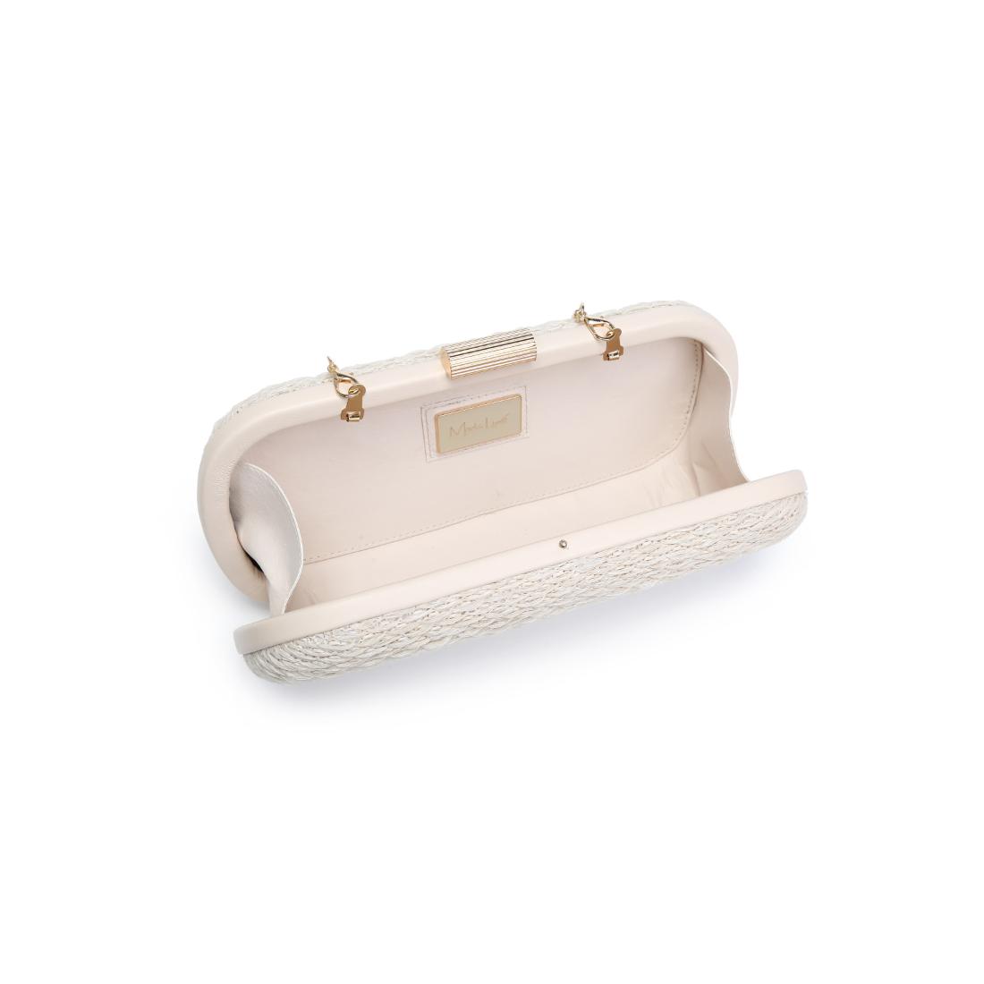 Woman wearing Ivory Moda Luxe Quinn Evening Bag 842017141174 View 9 | Ivory