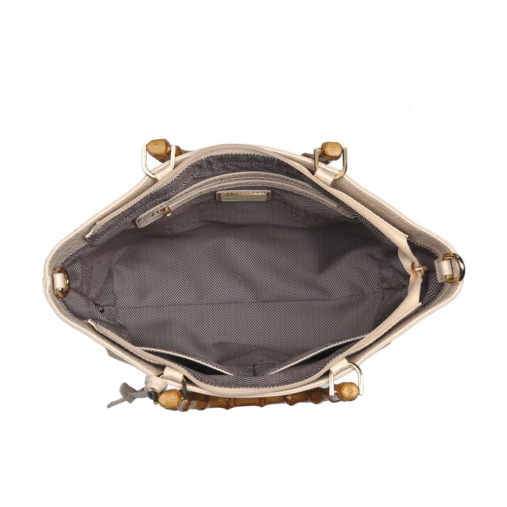 Product Image of Moda Luxe Tessa Tote 842017124948 View 4 | Cream