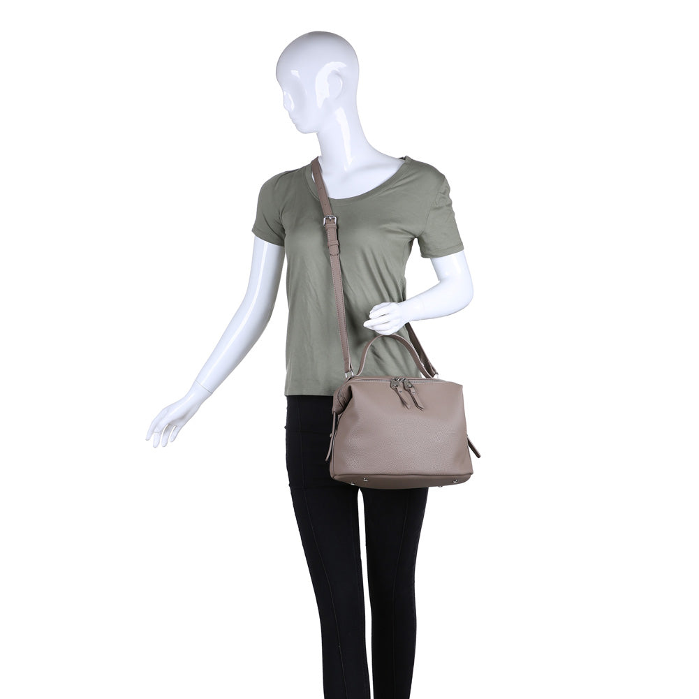 Product Image of Moda Luxe Nicole Satchel 842017115502 View 5 | Grey