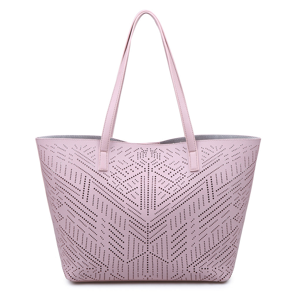 Product Image of Moda Luxe Wanderlust Tote 842017110965 View 3 | Blush