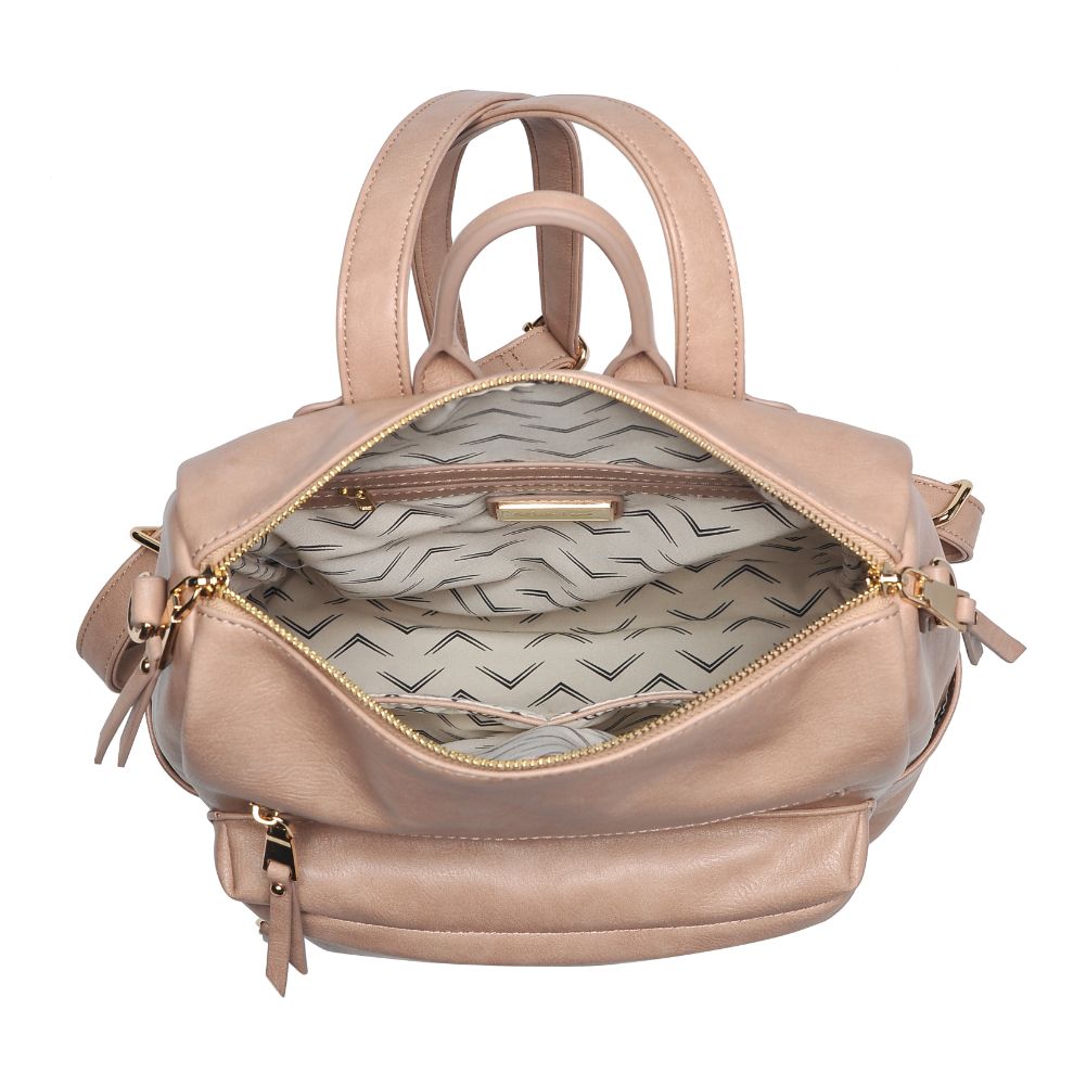 Product Image of Moda Luxe Riley Backpack 842017129400 View 8 | Natural