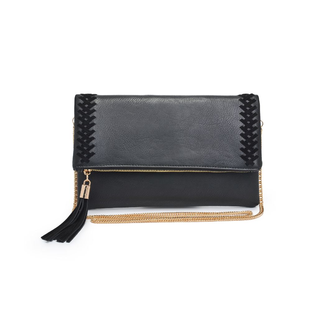 Product Image of Moda Luxe Palermo Clutch 819248014416 View 1 | Black