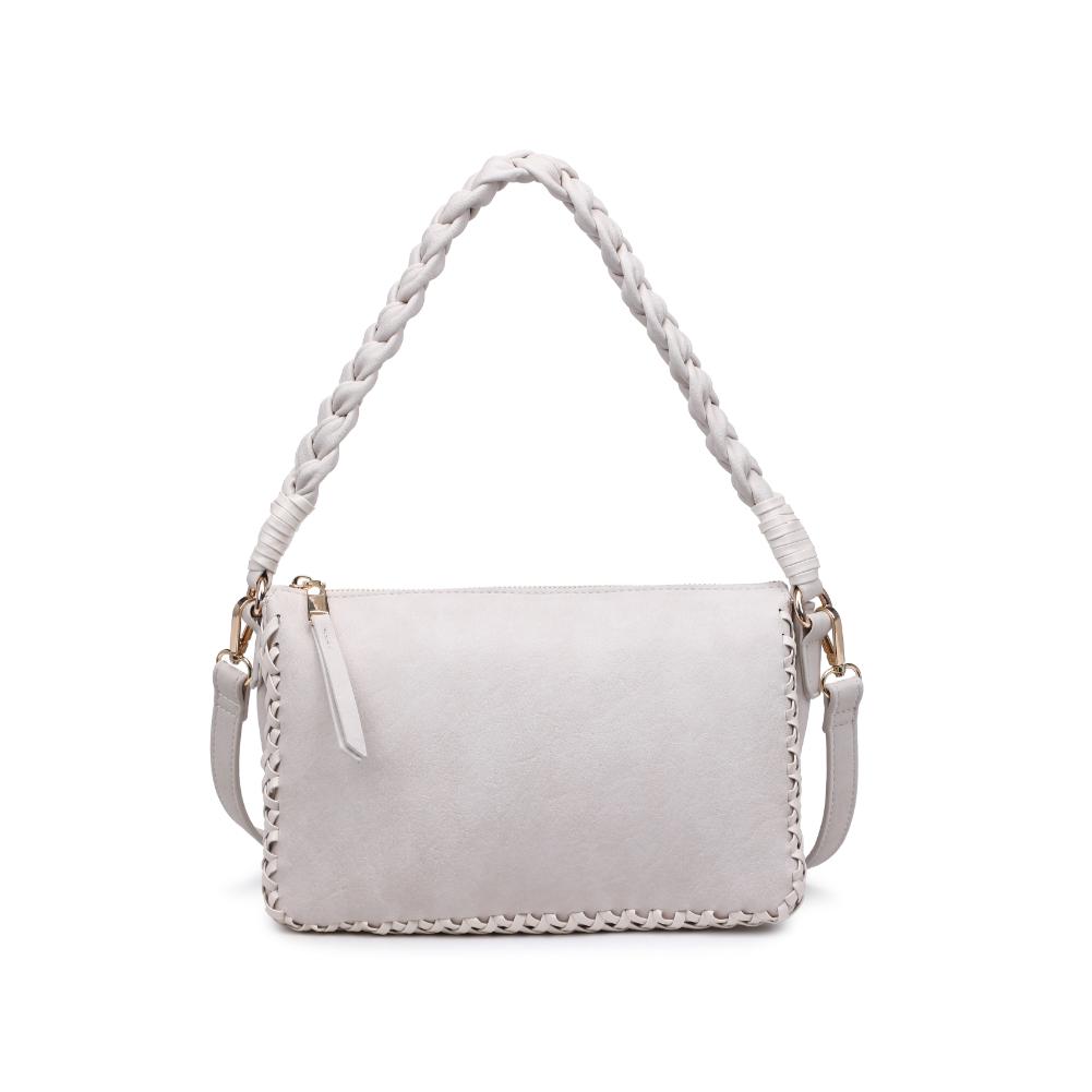 Product Image of Moda Luxe Velveta Crossbody 842017135371 View 5 | Ivory