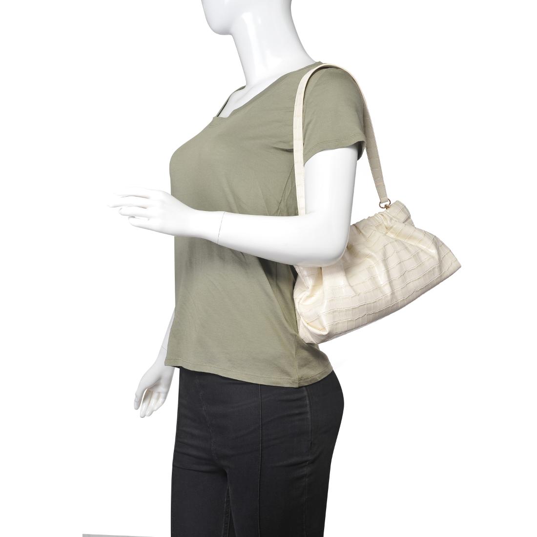 Product Image of Moda Luxe Monroe Shoulder Bag 842017140047 View 5 | Oatmilk