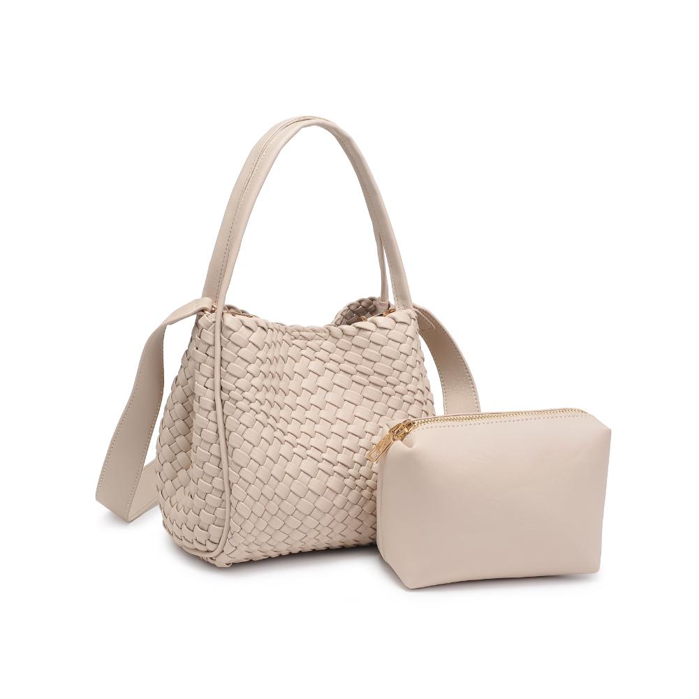 Woman wearing Ivory Moda Luxe Roxy Crossbody 842017136262 View 6 | Ivory