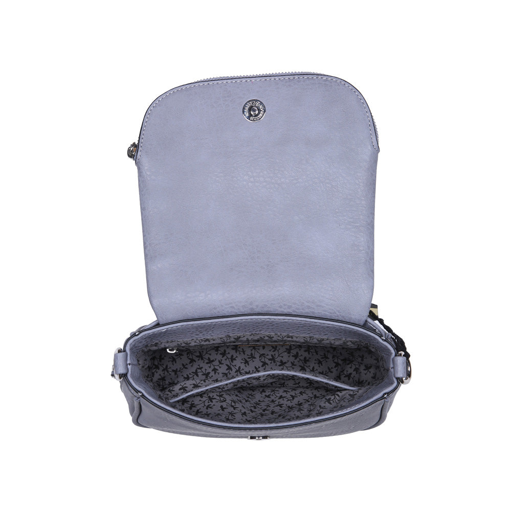 Product Image of Moda Luxe Diva Crossbody 842017114888 View 4 | Grey