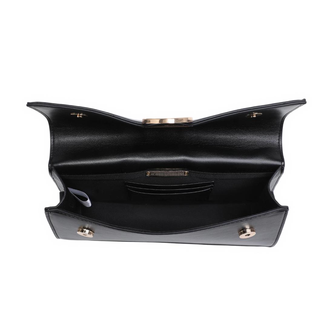 Moda Luxe Violet - Metal Accent Crossbody 842017144403 View 4 | Black