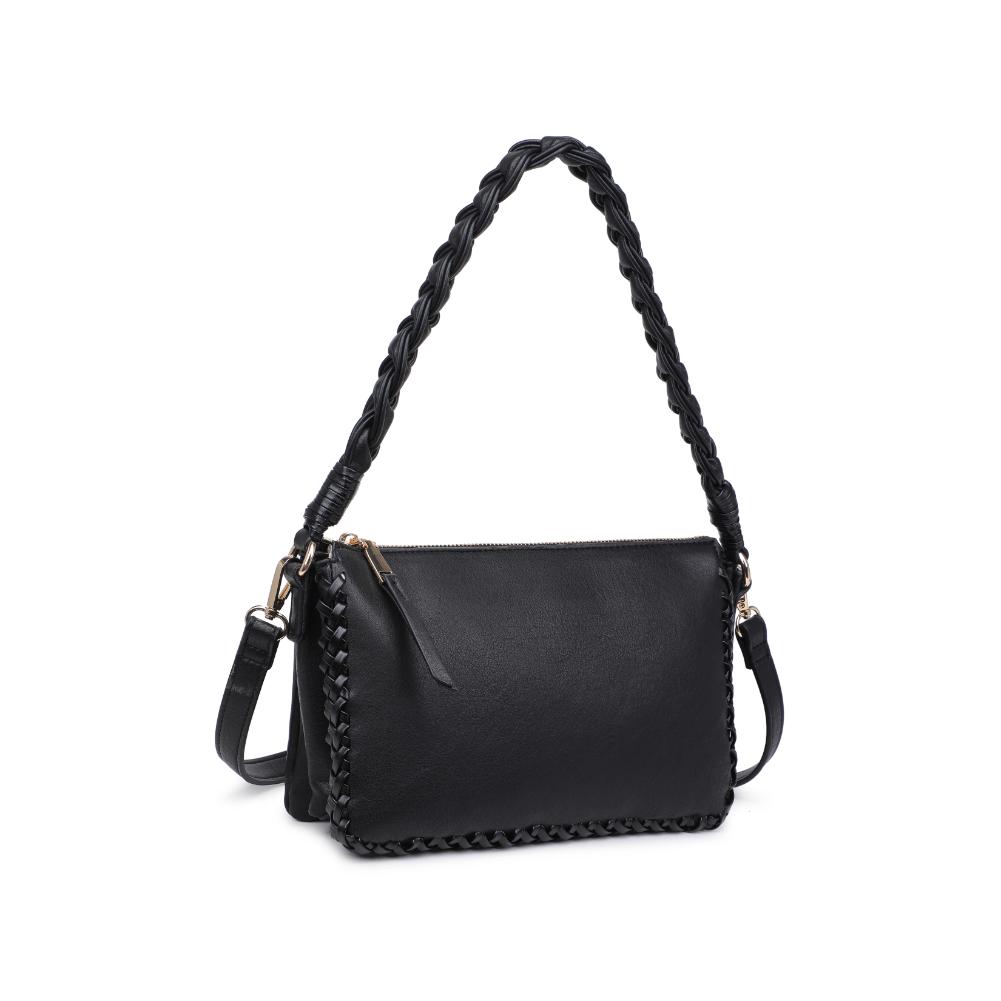 Product Image of Moda Luxe Velveta Crossbody 842017135357 View 6 | Black