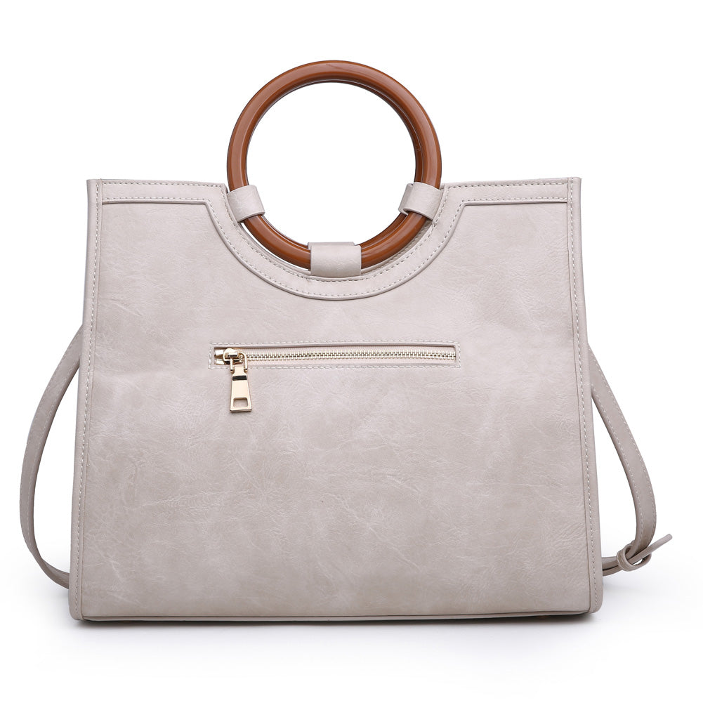 Product Image of Moda Luxe Laguna Print Satchel 842017118916 View 3 | Natural