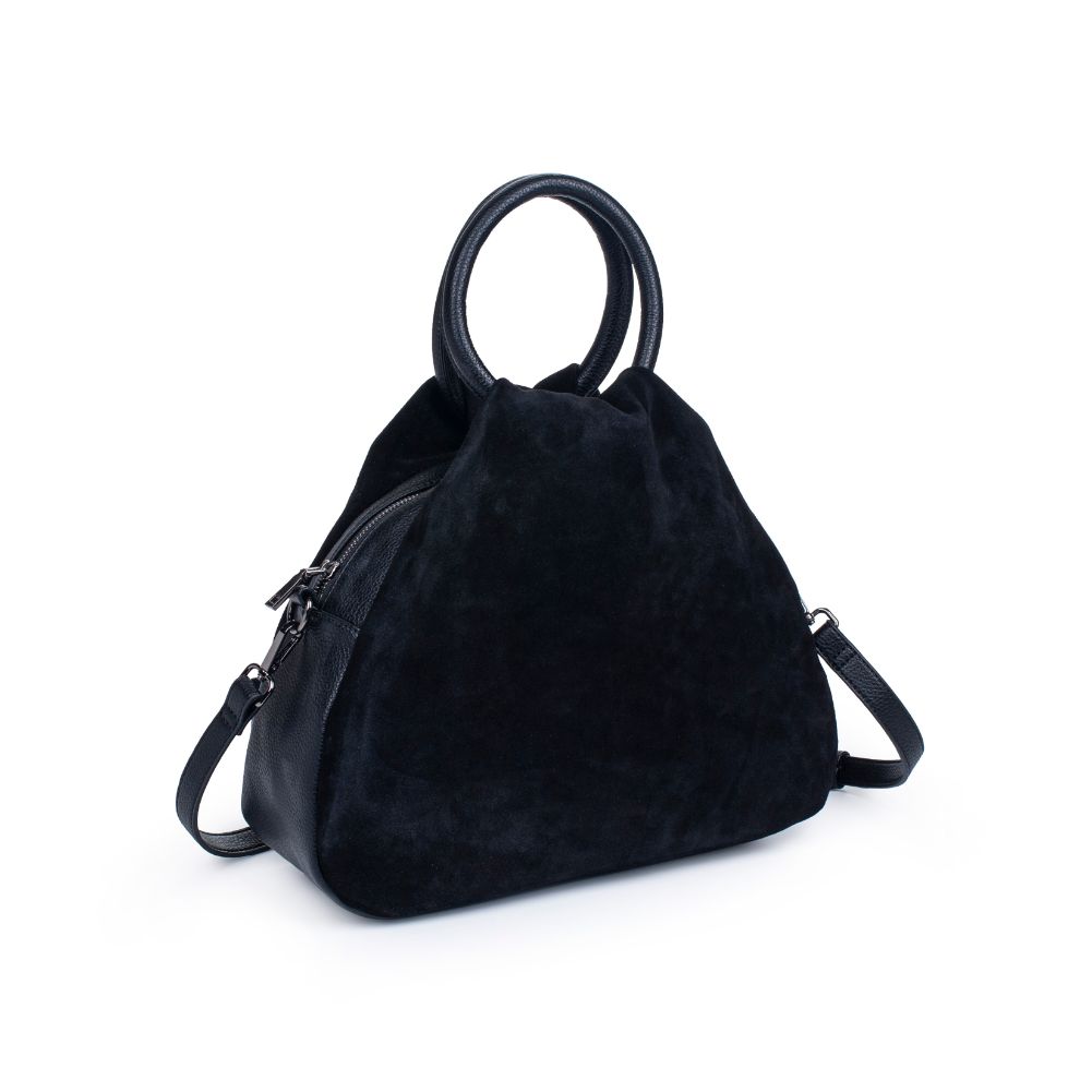 Product Image of Moda Luxe Addy Satchel 842017126348 View 7 | Black