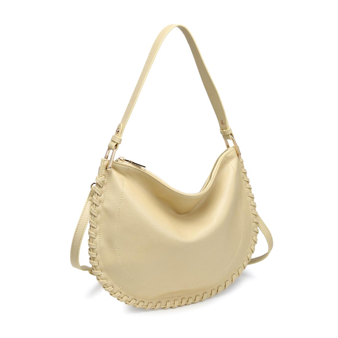 Woman wearing Butter Moda Luxe Lita Hobo 842017141099 View 6 | Butter