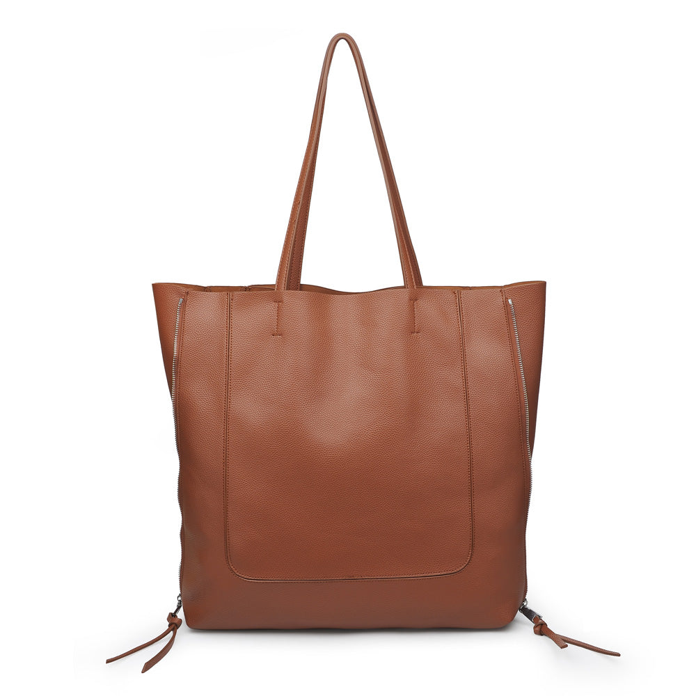 Product Image of Moda Luxe Beck Tote 842017122647 View 5 | Cognac