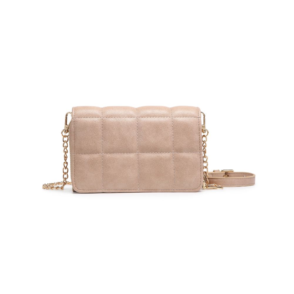 Woman wearing Nude Moda Luxe Alina Crossbody 842017128373 View 7 | Nude