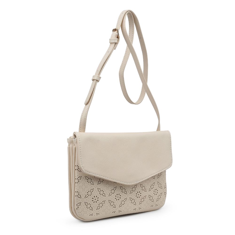 Product Image of Moda Luxe Tate-Perf Crossbody 842017121398 View 6 | Ivory