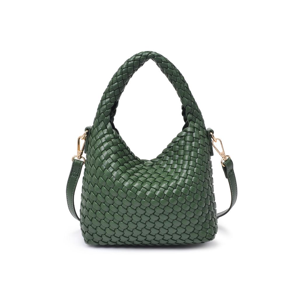 Woman wearing Forest Moda Luxe Jessamine Crossbody 842017135692 View 7 | Forest