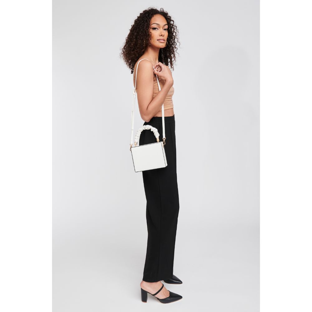 Woman wearing White Moda Luxe Kaia Crossbody 842017127536 View 4 | White