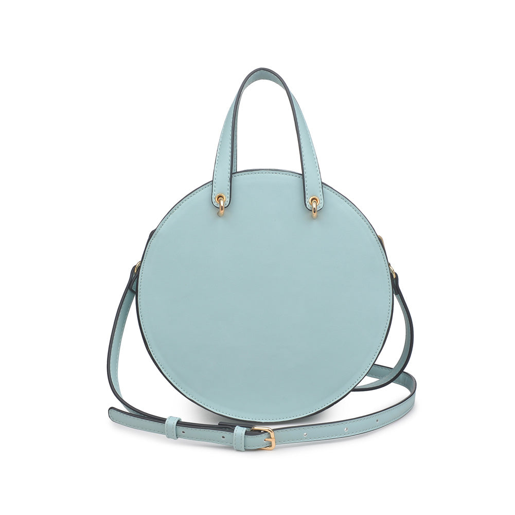 Product Image of Moda Luxe Lucia Messenger 842017113539 View 3 | Eggshell Blue